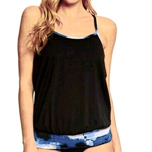 Nike Women's Cascade Swimsuit Tankini Sport Size Medium /large